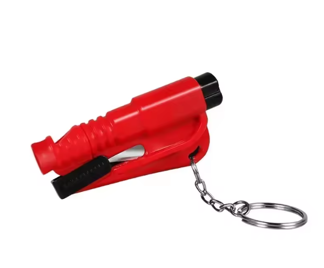Safety Hammer with Rescue Whistle, Car Escape Tool,2-in-1 Window Breaker Seatbelt Cutter, Compact Emergency Escape Tool for Car