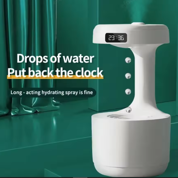800ML Anti-gravity Air Humidifier Water Drop Perfume Aromatherapy Humidifiers Working 8 Hours Air Purifiers