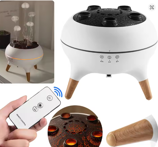 Dynamic Jellyfish Air Humidifier with Colorful Night Lights Essential Oil Diffuser Aromatherapy Diffuser for Home Office Bedroom