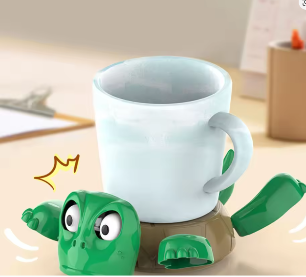 1/2pcs Turtle Mat Funny Coasters 3d Printed Home Turtle Coaster Anti Scalding Desk Turtle Coaster Ornament Desk Decoration