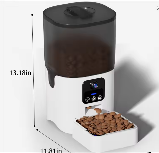 PAPIFEED cat automatic feeder visual cat food dog food wifi intelligent timed quantitative pet food dispenser 6L video model cat