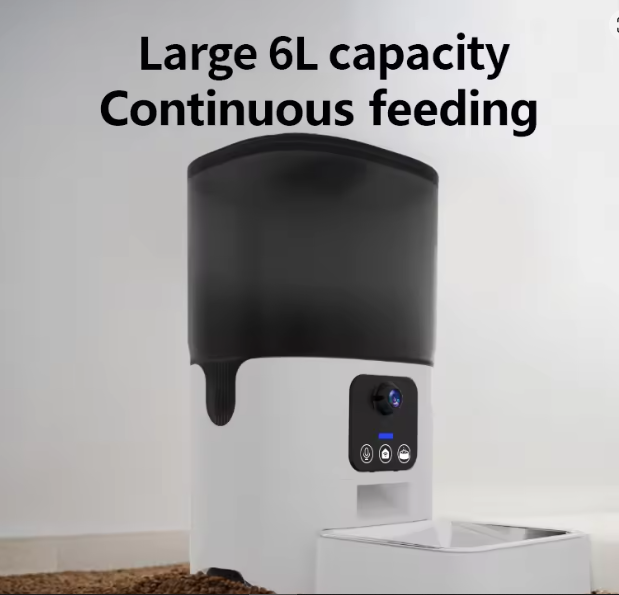 PAPIFEED cat automatic feeder visual cat food dog food wifi intelligent timed quantitative pet food dispenser 6L video model cat