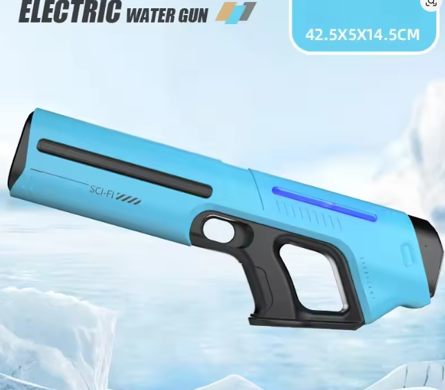 USB Rechargeable Electric Water Gun Automatic Powerful Squirt High Capacity Water Storage Summer Beach Outdoor Toy