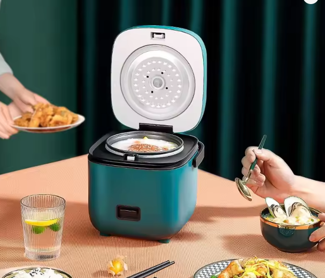 Mini Rice Cooker Automatic Household Kitchen Electric Cooking machine 1-2 People Food Warmer Steamer 1.2L Small Rice Cooker