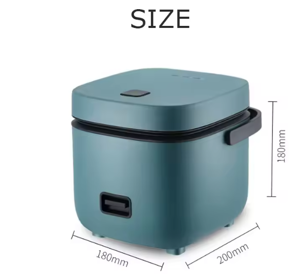 Mini Rice Cooker Automatic Household Kitchen Electric Cooking machine 1-2 People Food Warmer Steamer 1.2L Small Rice Cooker