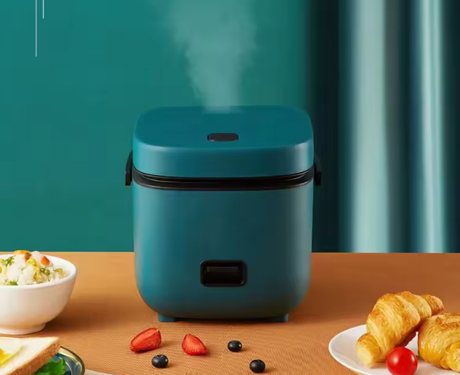 Mini Rice Cooker Automatic Household Kitchen Electric Cooking machine 1-2 People Food Warmer Steamer 1.2L Small Rice Cooker
