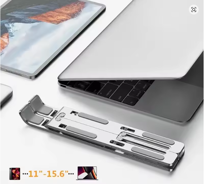 Portable Laptop Stand Aluminum Notebook Support Computer Bracket Macbook Air Pro Holder Accessories Foldable Lap Top Base For Pc