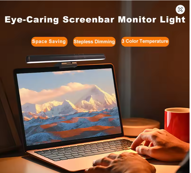 LED Computer Monitor Light Bar For Learning/Reading/Work Dimming Night Lighting Display Screen Hanging Lamp Eye Protection Lamp