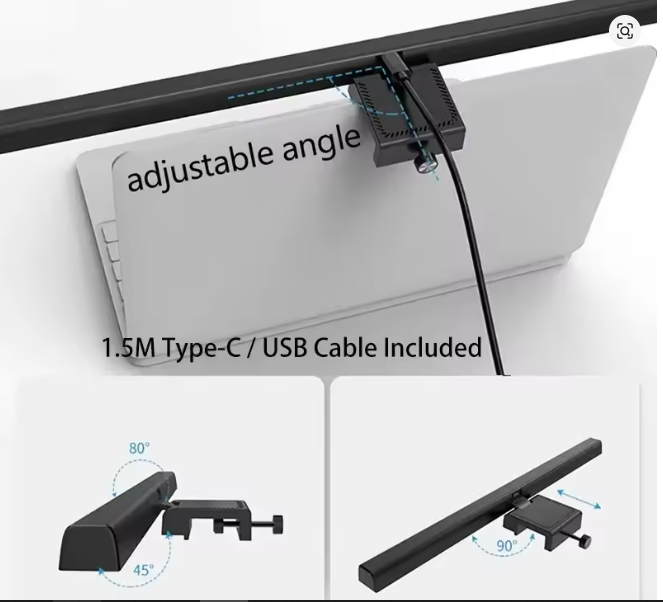LED Computer Monitor Light Bar For Learning/Reading/Work Dimming Night Lighting Display Screen Hanging Lamp Eye Protection Lamp