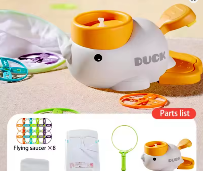 Flying Disc Shooters Duck Saucer Outdoor Yard Shooting and Catching Sport Training Educational Garden Game Kids Flying Disc Toy