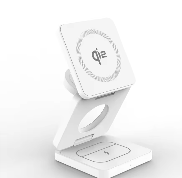 Wireless Charger 3 in 1 Foldable Magnetic Wireless Charging Station for iphone,airbuds