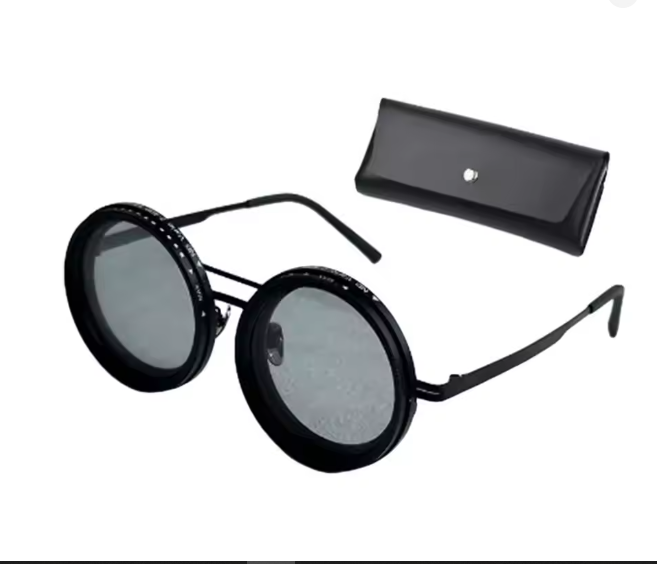 9-level ND Filter Lenses Fishing Polarized Glasses Adjustable Dimming Sunglasses UV Anti UV Polarized Sunglasses W/ Glasse Case