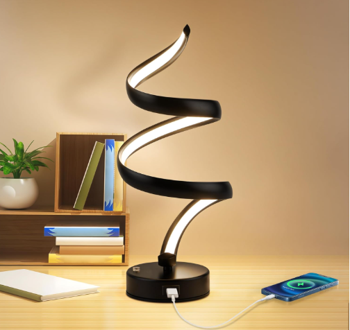 Modern Adebime RGB Table Lamp with 10 Light Modes - Unique Touch Dimmable Design for Bedside or Living Room - Available in 7 Colors, Gold Visit the Adebime Store