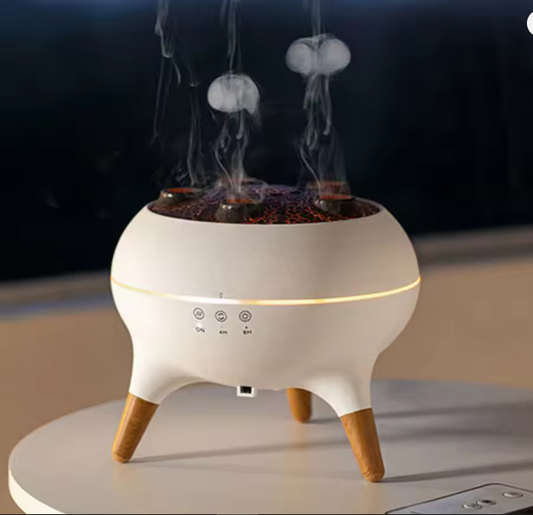 Dynamic Jellyfish Air Humidifier with Colorful Night Lights Essential Oil Diffuser Aromatherapy Diffuser for Home Office Bedroom