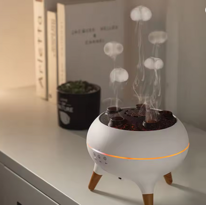 Dynamic Jellyfish Air Humidifier with Colorful Night Lights Essential Oil Diffuser Aromatherapy Diffuser for Home Office Bedroom