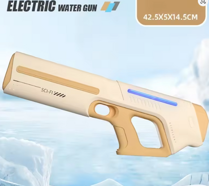 USB Rechargeable Electric Water Gun Automatic Powerful Squirt High Capacity Water Storage Summer Beach Outdoor Toy