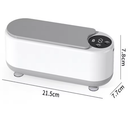 Compact USB Sonic Cleaner for Glasses, Jewelry, Watches, Dental Tools - ° Rotation, Oil & Residue Remover, Deodorizer, Portable