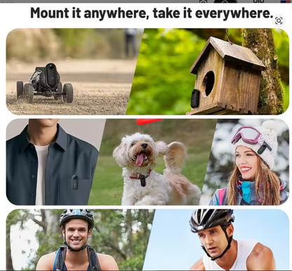 4K 128GB Waterproof 30 Meters Deep Small Mini Magnetic POV Camera Vlog Sport Body Cam for Action Sport DV