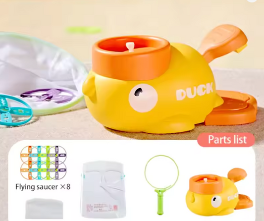 Flying Disc Shooters Duck Saucer Outdoor Yard Shooting and Catching Sport Training Educational Garden Game Kids Flying Disc Toy