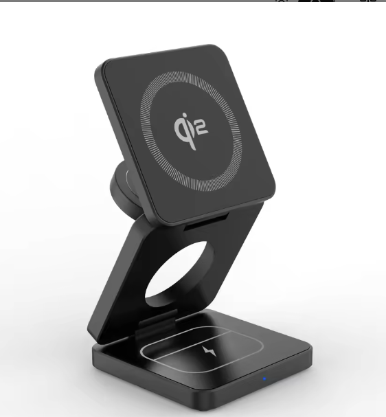 Wireless Charger 3 in 1 Foldable Magnetic Wireless Charging Station for iphone,airbuds