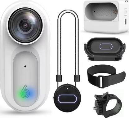 4K 128GB Waterproof 30 Meters Deep Small Mini Magnetic POV Camera Vlog Sport Body Cam for Action Sport DV