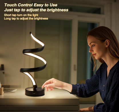 Modern Adebime RGB Table Lamp with 10 Light Modes - Unique Touch Dimmable Design for Bedside or Living Room - Available in 7 Colors, Gold Visit the Adebime Store