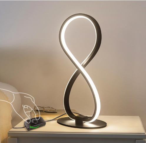 Modern Adebime RGB Table Lamp with 10 Light Modes - Unique Touch Dimmable Design for Bedside or Living Room - Available in 7 Colors, Gold Visit the Adebime Store